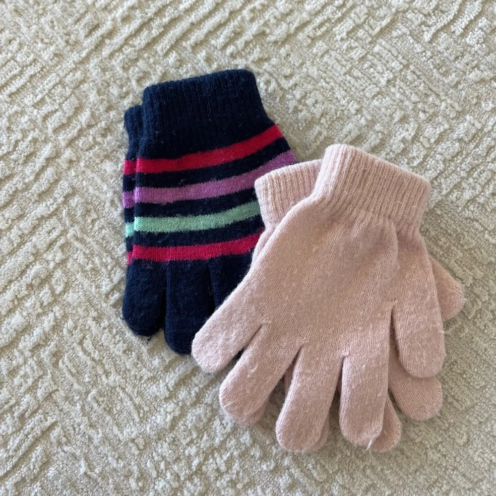 Gap Kids Toddler Girls 2 Sets of Gloves